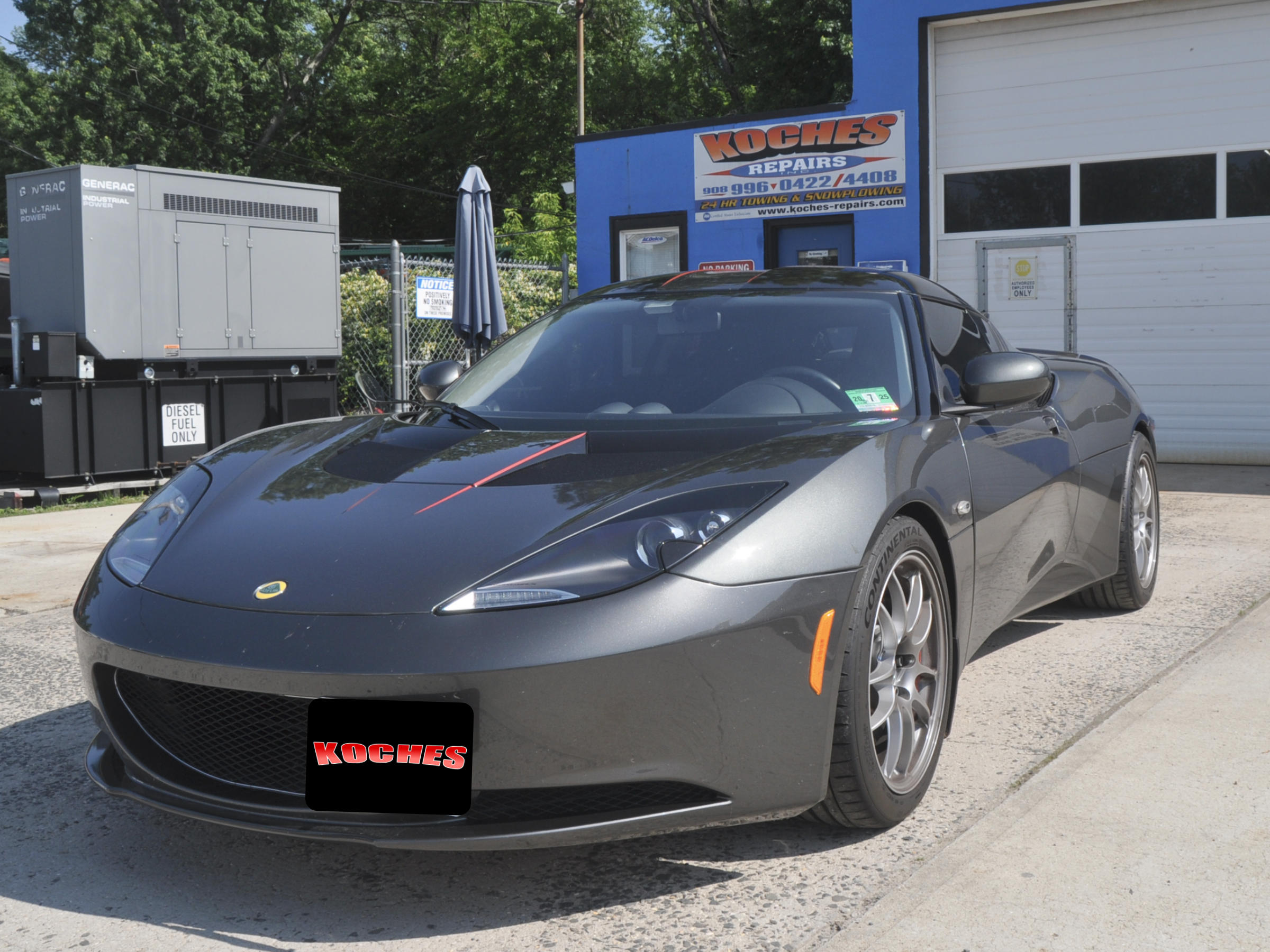 Sports car (Lotus) after servicing